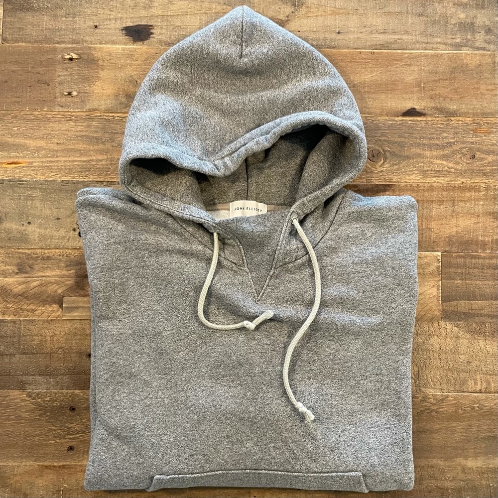 John Elliott Hoodie - Gray - XL / 4